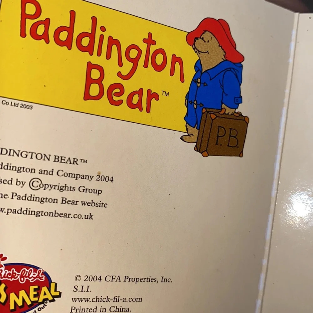Paddington Bear dresses up- chick fil a collection book - Picture 4 of 7